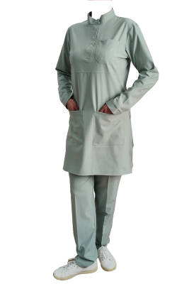 BRL TESETTÜR PANDA FLEX | Likralı Doktor & Hemşire Forması Unisex Cerrahi Takım - 25