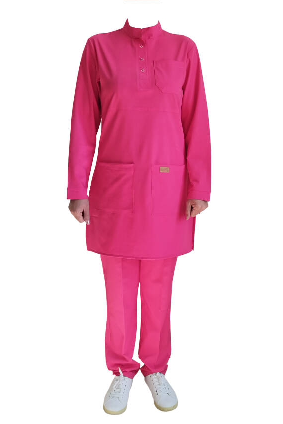 BRL TESETTÜR PANDA FLEX | Likralı Doktor & Hemşire Forması Unisex Cerrahi Takım - 35
