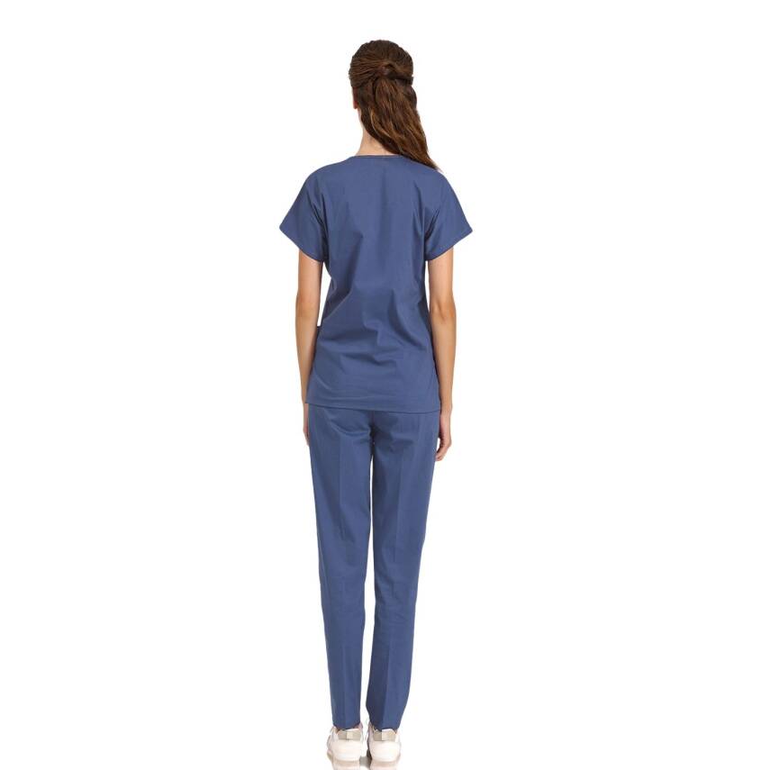 BRLSCRUBLE | Likralı Doktor Ve Hemşire Forması Unisex Cerrahi Takım - 8