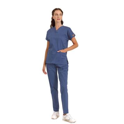 BRLSCRUBLE | Likralı Doktor Ve Hemşire Forması Unisex Cerrahi Takım - 7