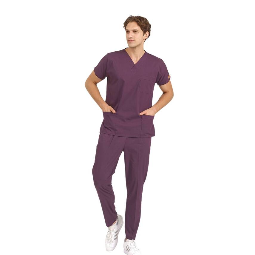 BRLSCRUBLE | Likralı Doktor Ve Hemşire Forması Unisex Cerrahi Takım - 9