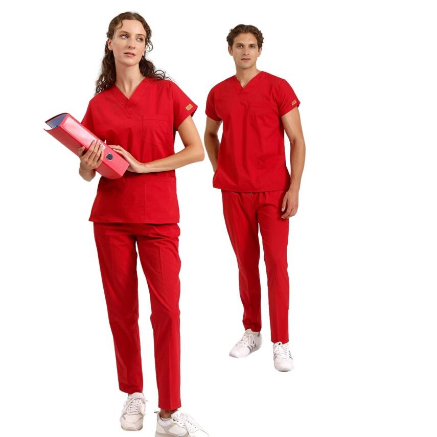 BRLSCRUBLE | Likralı Doktor Ve Hemşire Forması Unisex Cerrahi Takım - 15