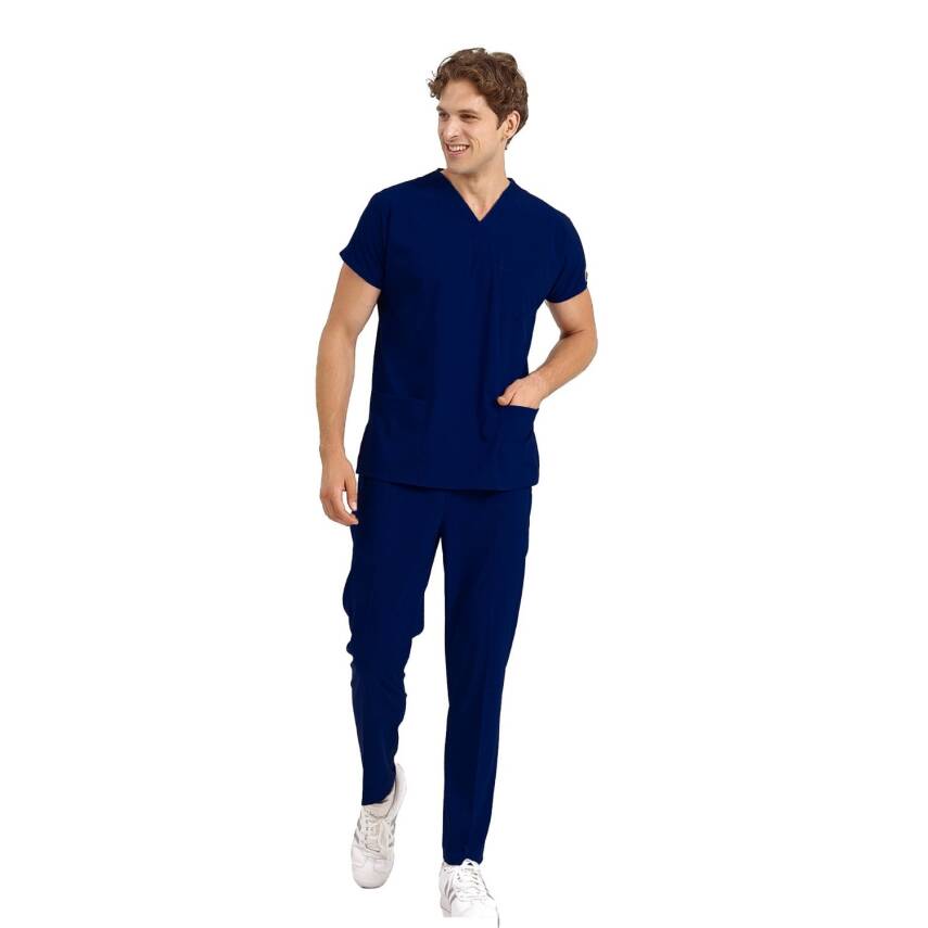 BRLSCRUBLE | Likralı Doktor Ve Hemşire Forması Unisex Cerrahi Takım - 19