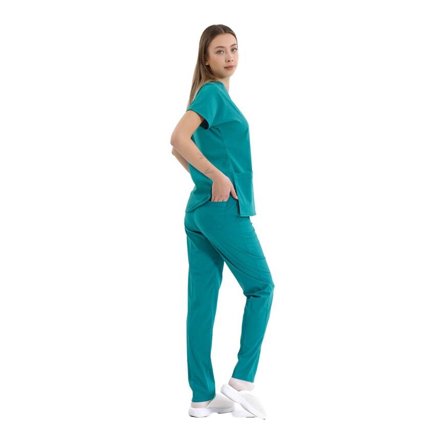 BRLSCRUBLE | Likralı Doktor Ve Hemşire Forması Unisex Cerrahi Takım - 21