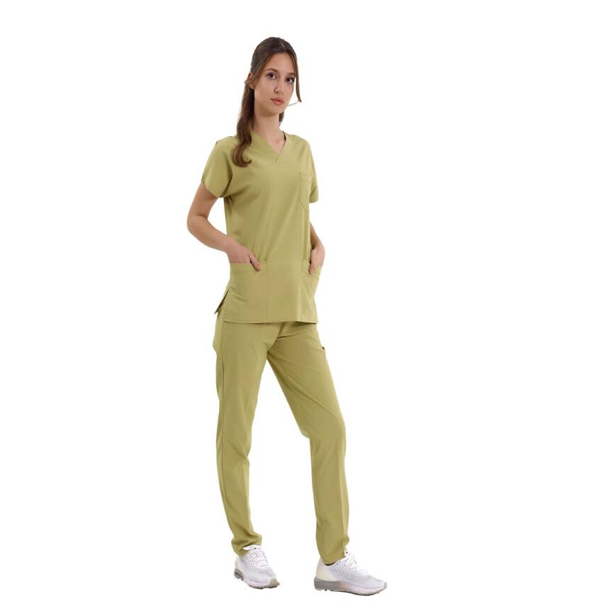 BRLSCRUBLE | Likralı Doktor Ve Hemşire Forması Unisex Cerrahi Takım - 36
