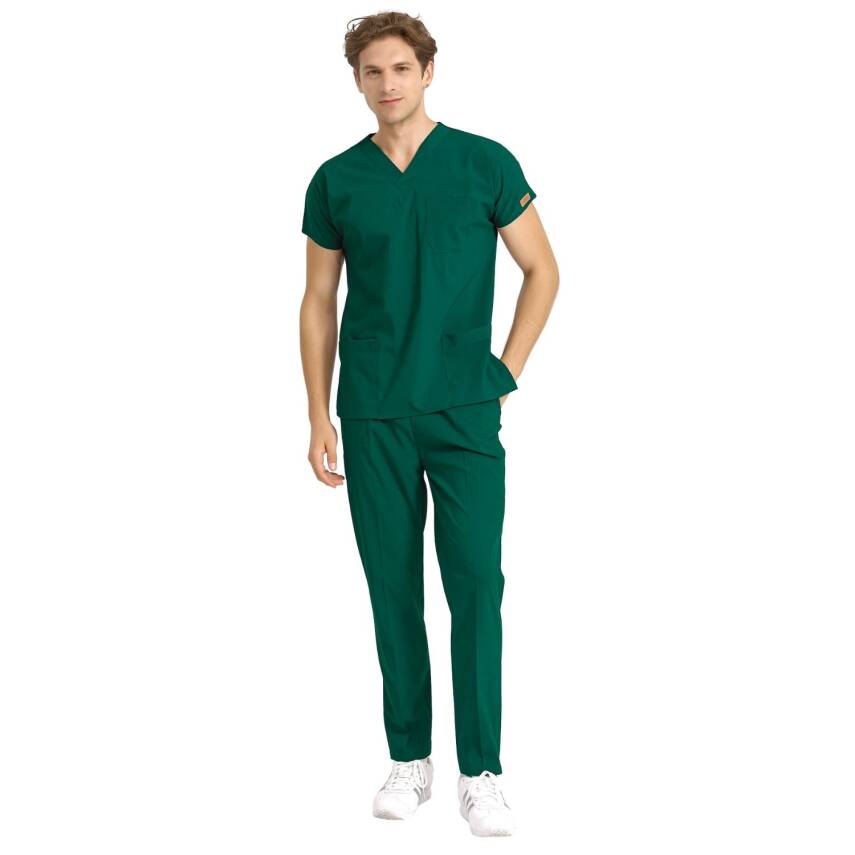 BRLSCRUBLE | Likralı Doktor Ve Hemşire Forması Unisex Cerrahi Takım - 42