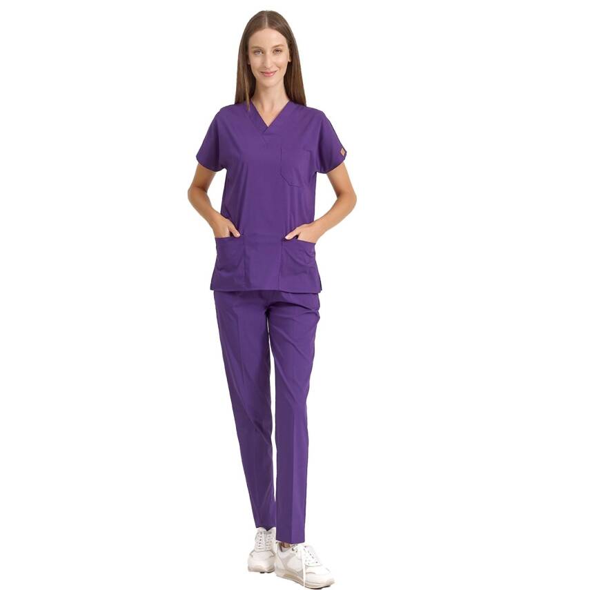 BRLSCRUBLE | Likralı Doktor Ve Hemşire Forması Unisex Cerrahi Takım - 50