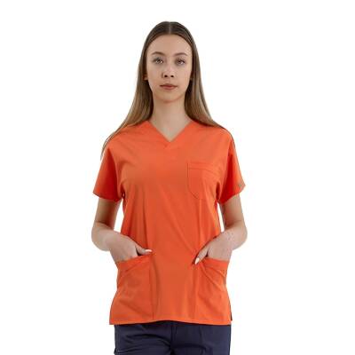 BRLSCRUBLE | TEK ÜST Likralı Unisex Cerrahi Forma - 17